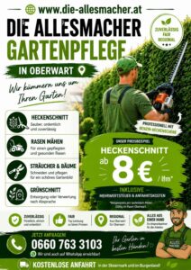 Gartenpflege, Heckenschnitt und Hausservice in Oberwart