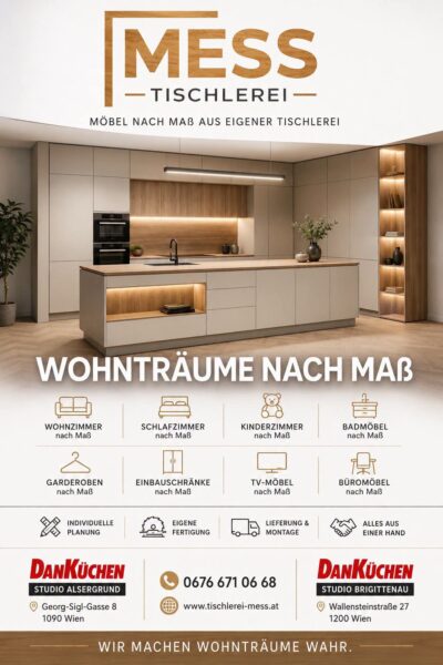 Möbel nach Maß in Wien – Planung, Fertigung & Montage