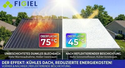 Thermoisolationsbeschichtung für Dächer & Fassaden – FIGIEL
