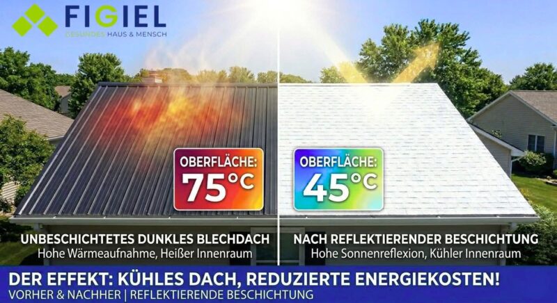 Thermoisolationsbeschichtung für Dächer & Fassaden – FIGIEL
