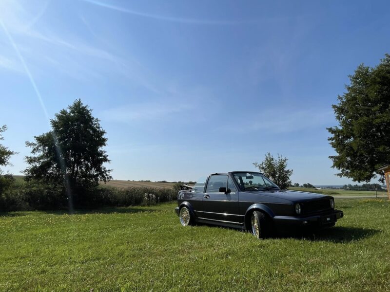 Volkswagen Golf 1 Cabrio 1990 – 130.000 km – Umbauten eingetragen
