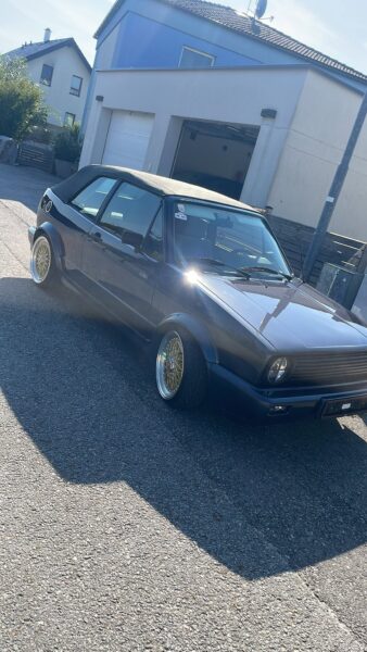 Volkswagen Golf 1 Cabrio 1990 – 130.000 km – Umbauten eingetragen