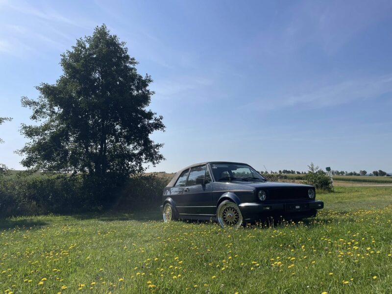 Volkswagen Golf 1 Cabrio 1990 – 130.000 km – Umbauten eingetragen