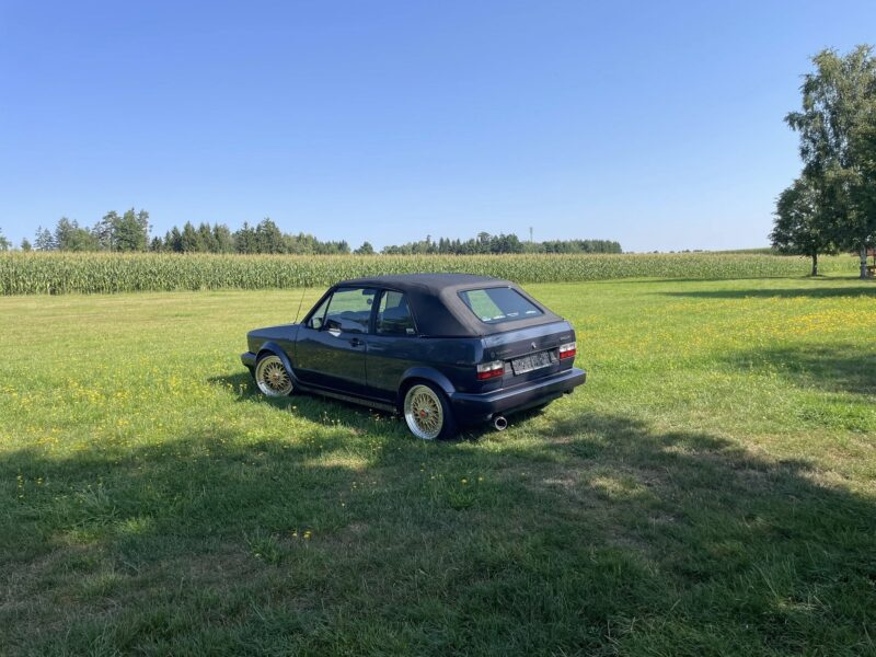 Volkswagen Golf 1 Cabrio 1990 – 130.000 km – Umbauten eingetragen