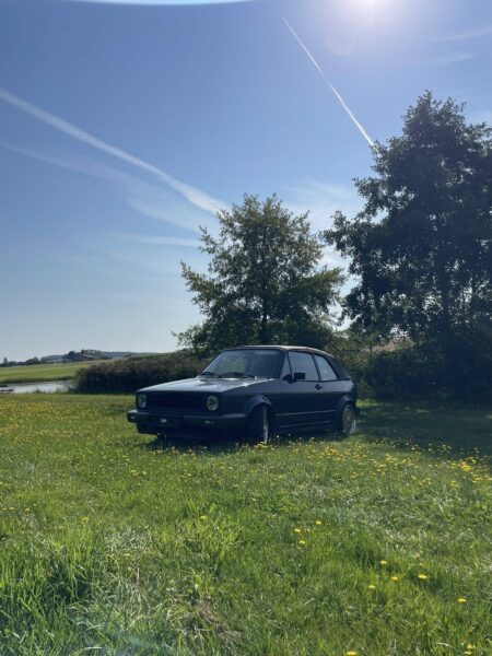 Volkswagen Golf 1 Cabrio 1990 – 130.000 km – Umbauten eingetragen