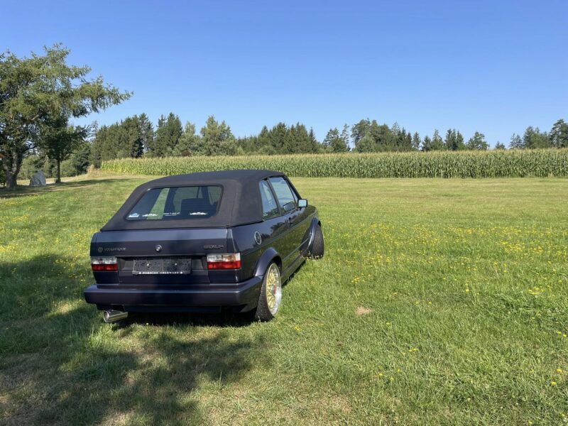 Volkswagen Golf 1 Cabrio 1990 – 130.000 km – Umbauten eingetragen