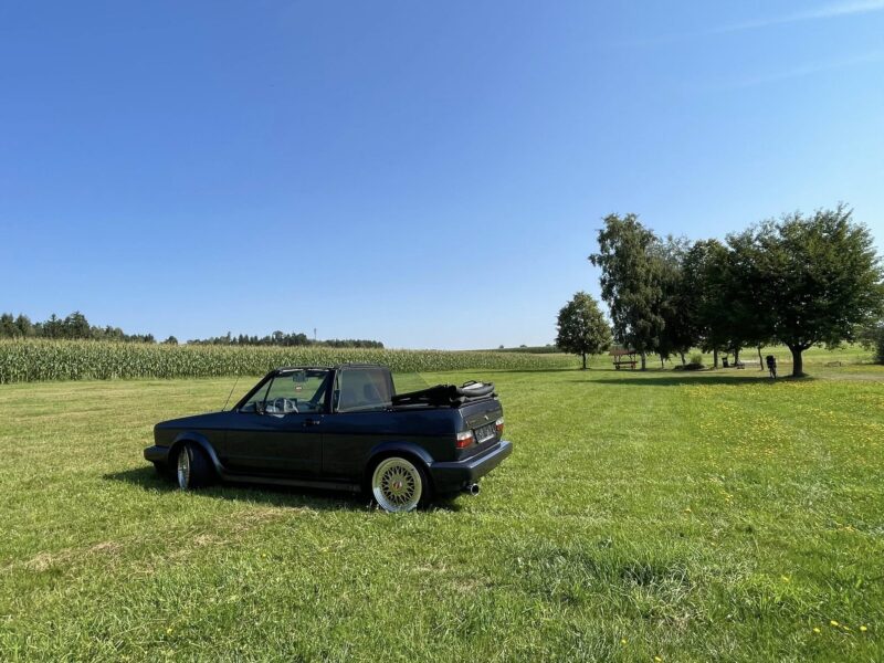 Volkswagen Golf 1 Cabrio 1990 – 130.000 km – Umbauten eingetragen
