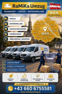Umzug, Entrümpelung und Möbeltransport in Wien