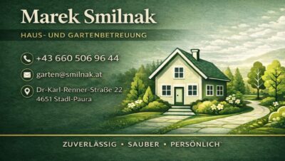 Haus- und Gartenbetreuung in Oberösterreich – Marek Smilnak