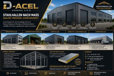 Stahlhallen nach Maß – Planung, Fertigung, Lieferung und Montage in Österreich