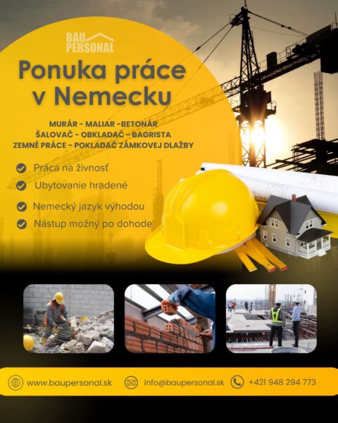 Bauarbeiter und Handwerker für langfristige Projekte in Deutschland gesucht