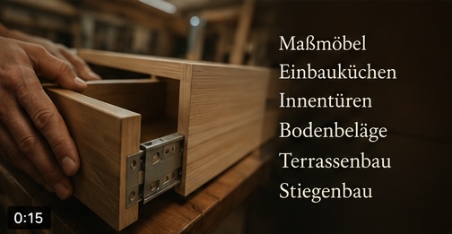 Ihr Tischler macht‘s persönlich