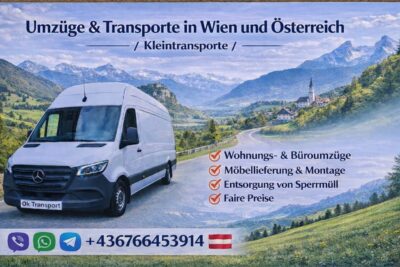 Umzüge, Kleintransporte und Möbelmontage in ganz Österreich