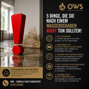 Wasser- und Brandschadensanierung in Gmunden