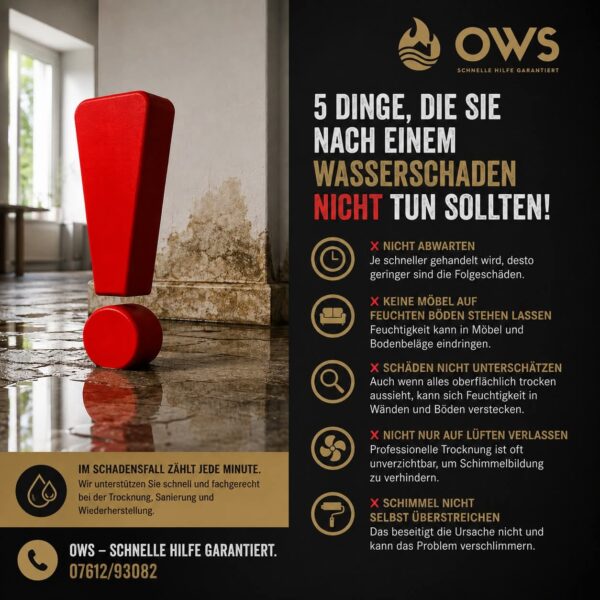 Wasser- und Brandschadensanierung in Gmunden
