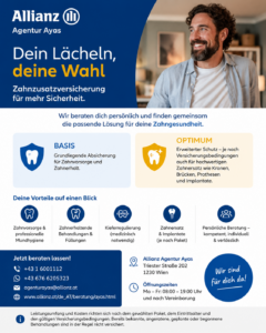 Beratung zur Zahnzusatzversicherung in Wien