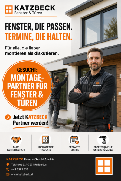 Montagepartner für Fenster und Türen gesucht