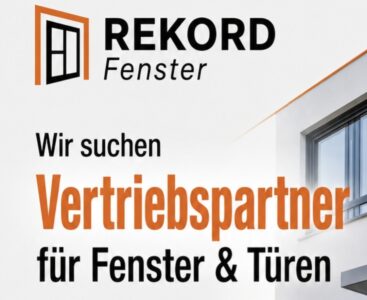 Vertriebspartner für Fenster und Türen gesucht